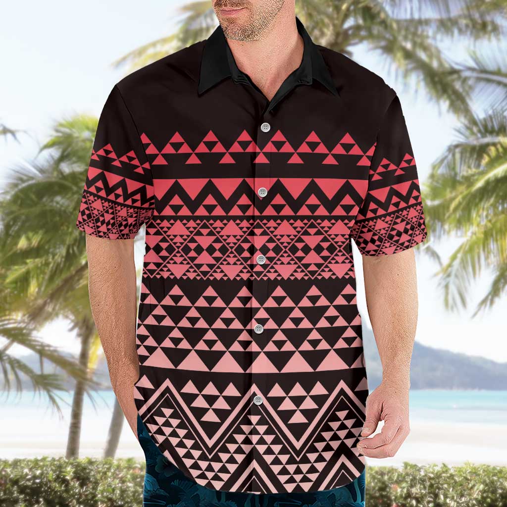 Maori Niho Taniwha Te Wheiao Hawaiian Shirt Terracotta - Aussie Hoodie
