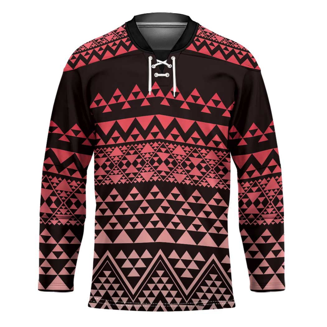 Maori Niho Taniwha Te Wheiao Hockey Jersey Terracotta - Aussie Hoodie