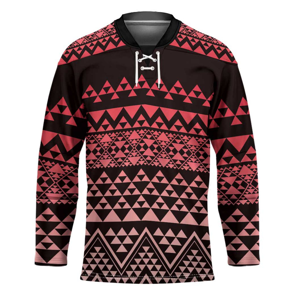 Maori Niho Taniwha Te Wheiao Hockey Jersey Terracotta - Aussie Hoodie