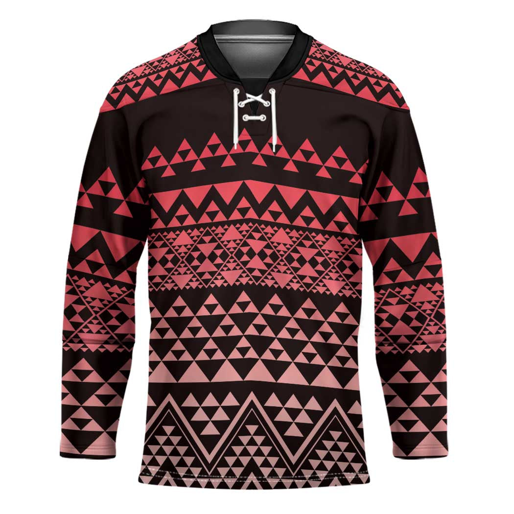 Maori Niho Taniwha Te Wheiao Hockey Jersey Terracotta - Aussie Hoodie