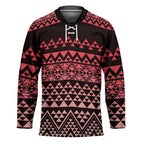 Maori Niho Taniwha Te Wheiao Hockey Jersey Terracotta - Aussie Hoodie