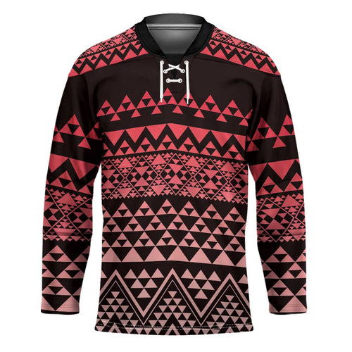 Maori Niho Taniwha Te Wheiao Hockey Jersey Terracotta - Aussie Hoodie