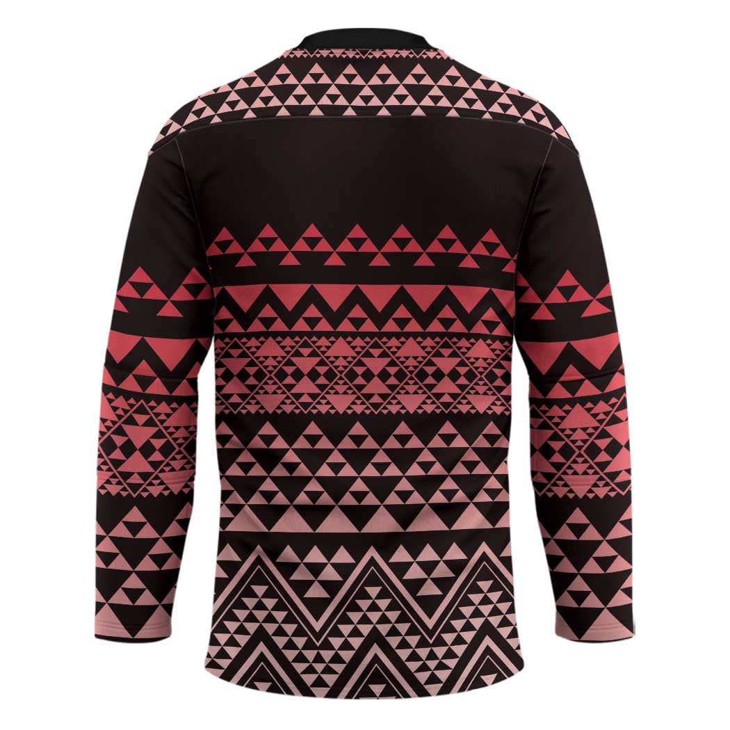 Maori Niho Taniwha Te Wheiao Hockey Jersey Terracotta - Aussie Hoodie