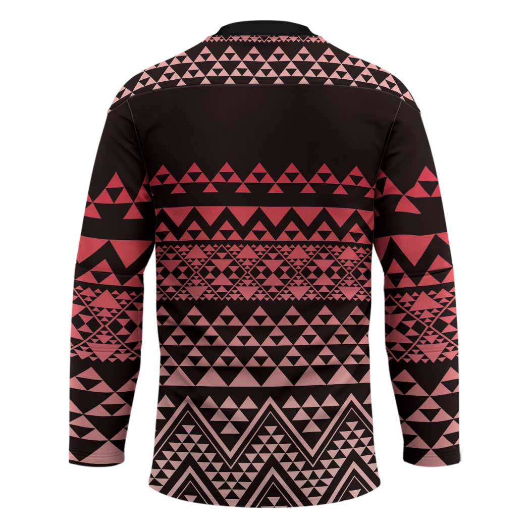 Maori Niho Taniwha Te Wheiao Hockey Jersey Terracotta - Aussie Hoodie