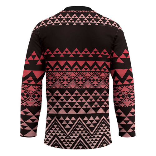 Maori Niho Taniwha Te Wheiao Hockey Jersey Terracotta - Aussie Hoodie