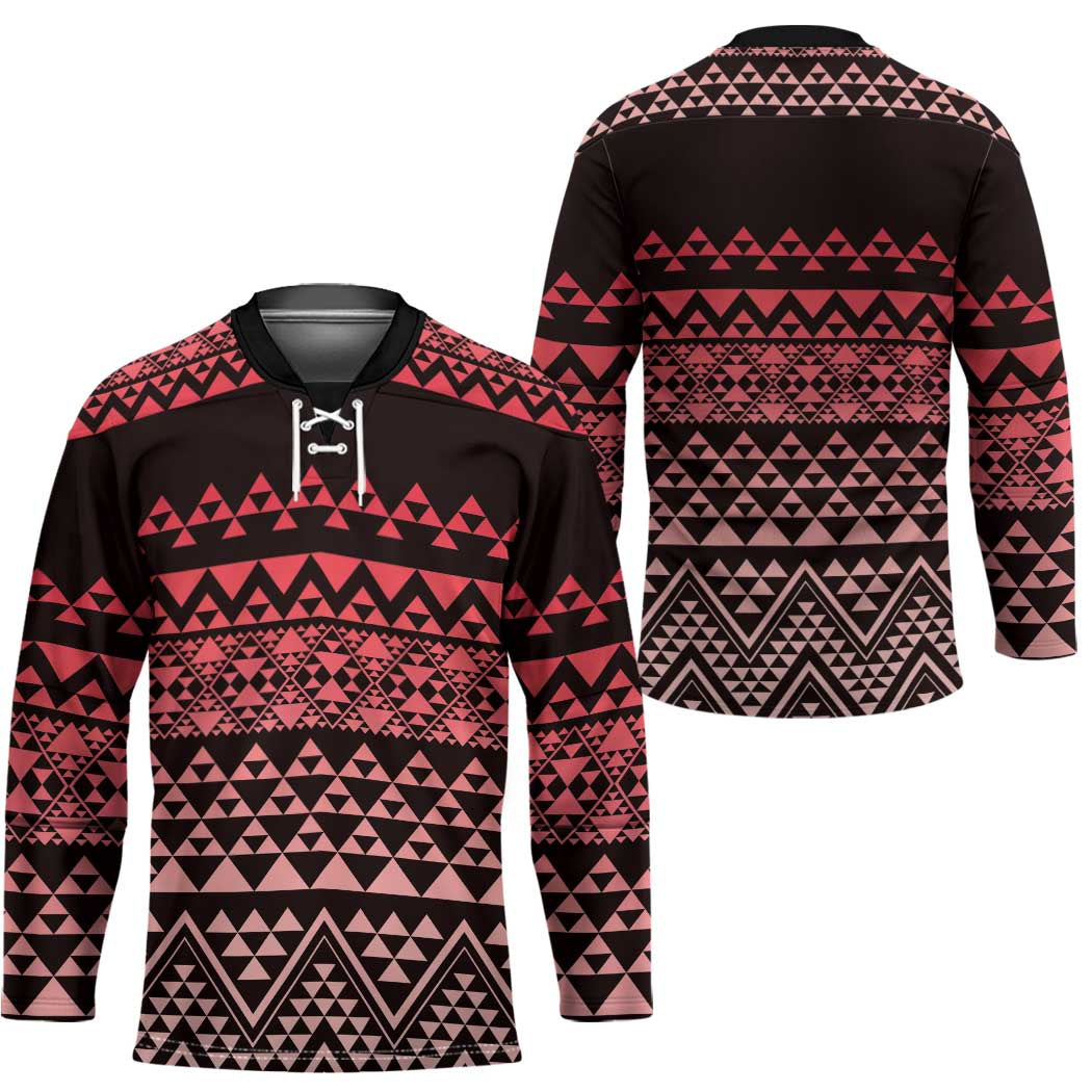 Maori Niho Taniwha Te Wheiao Hockey Jersey Terracotta - Aussie Hoodie