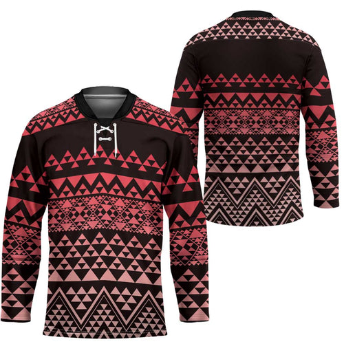 Maori Niho Taniwha Te Wheiao Hockey Jersey Terracotta - Aussie Hoodie