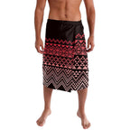 Maori Niho Taniwha Te Wheiao Lavalava Terracotta - Aussie Hoodie