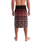 Maori Niho Taniwha Te Wheiao Lavalava Terracotta - Aussie Hoodie