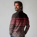 Maori Niho Taniwha Te Wheiao Long Sleeve Polo Shirt Terracotta - Aussie Hoodie