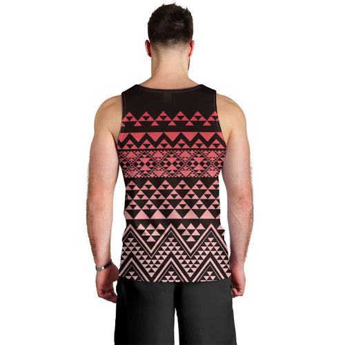 Maori Niho Taniwha Te Wheiao Men Tank Top Terracotta - Aussie Hoodie