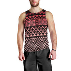 Maori Niho Taniwha Te Wheiao Men Tank Top Terracotta - Aussie Hoodie