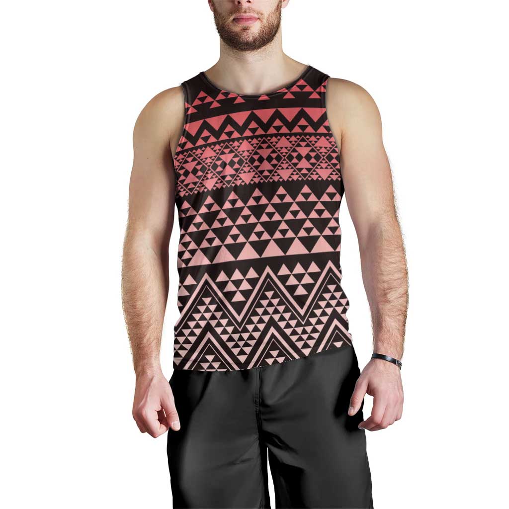 Maori Niho Taniwha Te Wheiao Men Tank Top Terracotta - Aussie Hoodie