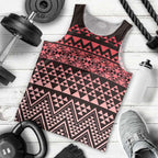 Maori Niho Taniwha Te Wheiao Men Tank Top Terracotta - Aussie Hoodie