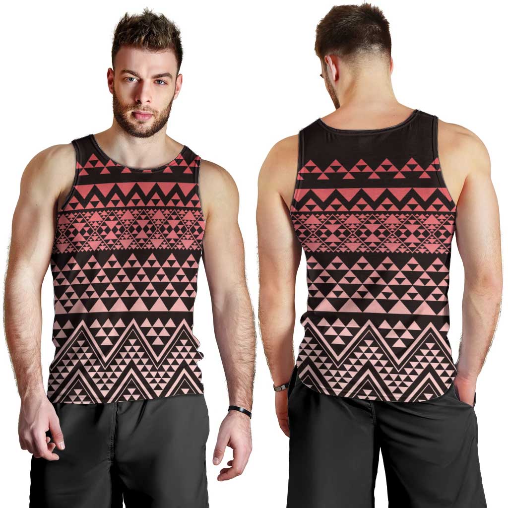 Maori Niho Taniwha Te Wheiao Men Tank Top Terracotta - Aussie Hoodie