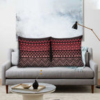 Maori Niho Taniwha Te Wheiao Pillow Cover Terracotta - Aussie Hoodie