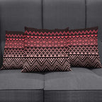 Maori Niho Taniwha Te Wheiao Pillow Cover Terracotta - Aussie Hoodie