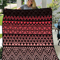 Maori Niho Taniwha Te Wheiao Quilt Terracotta - Aussie Hoodie