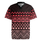 Maori Niho Taniwha Te Wheiao Rugby Jersey Terracotta - Aussie Hoodie