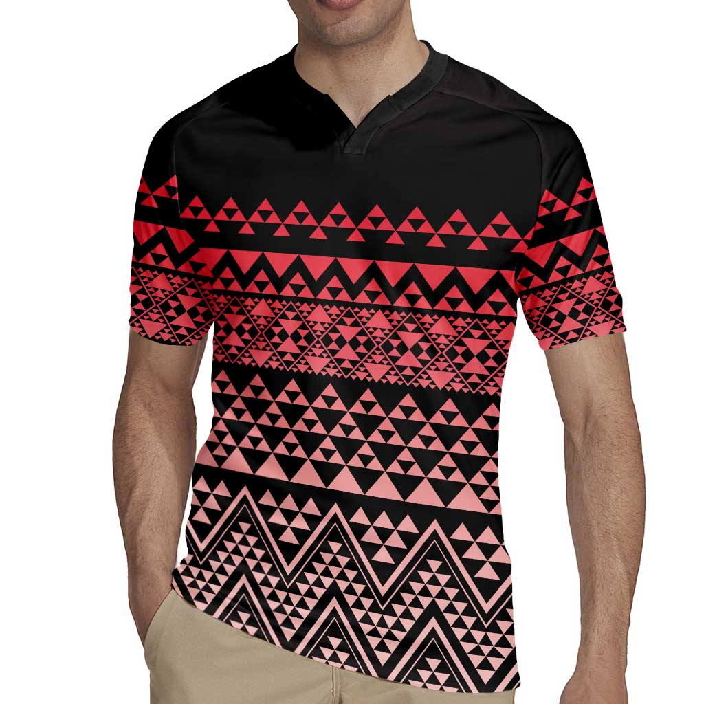 Maori Niho Taniwha Te Wheiao Rugby Jersey Terracotta - Aussie Hoodie