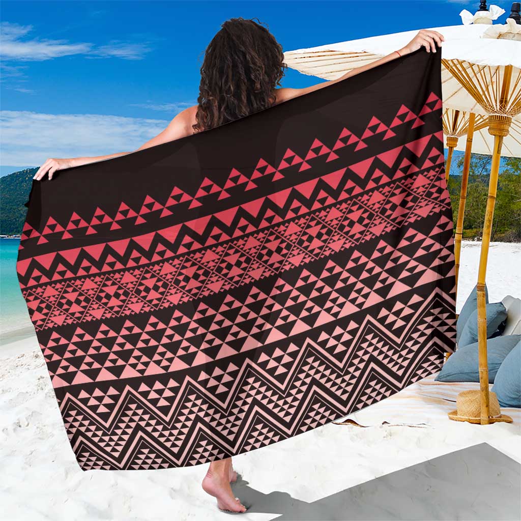 Maori Niho Taniwha Te Wheiao Sarong Terracotta - Aussie Hoodie