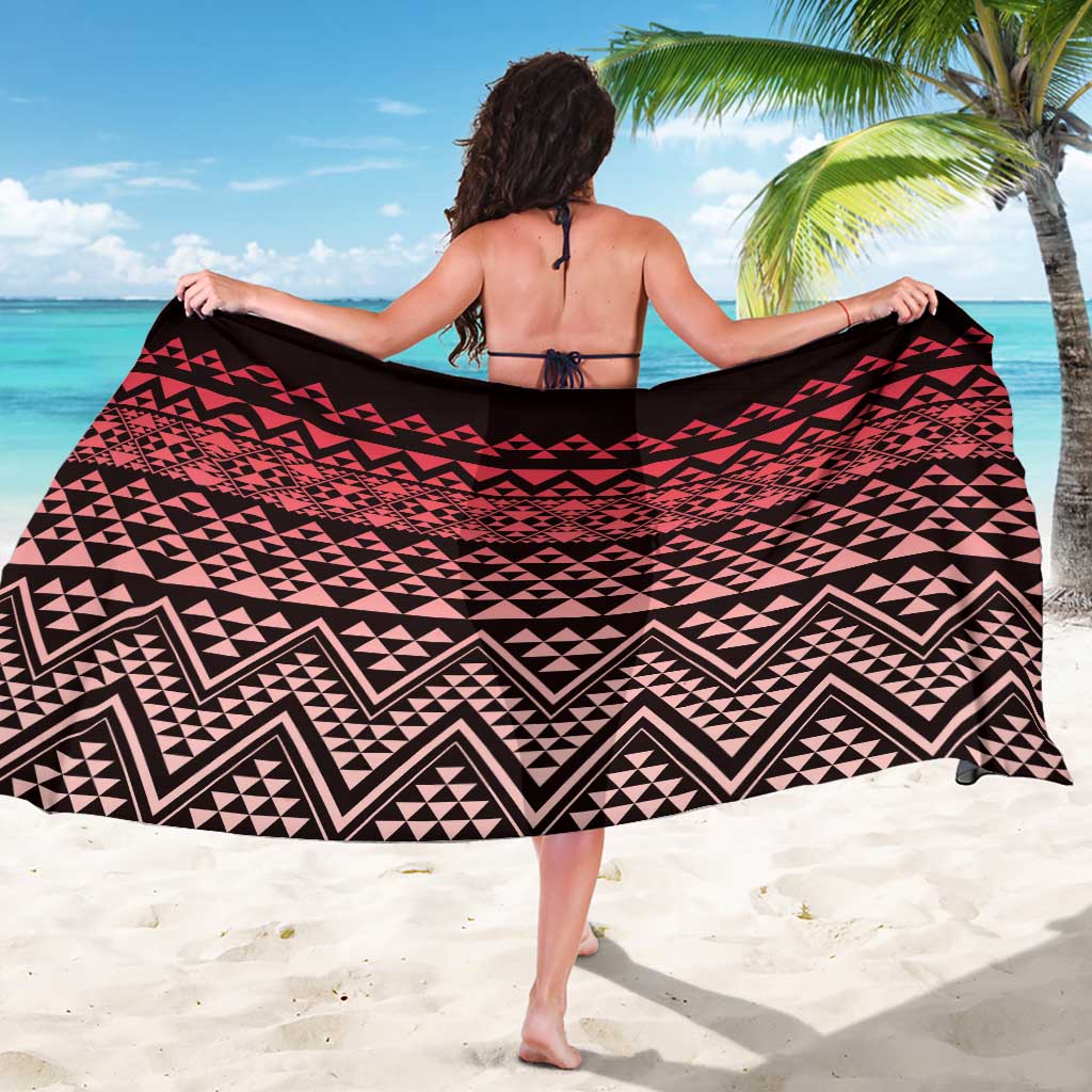 Maori Niho Taniwha Te Wheiao Sarong Terracotta - Aussie Hoodie