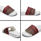 Maori Niho Taniwha Te Wheiao Slide Sandals Terracotta - Aussie Hoodie