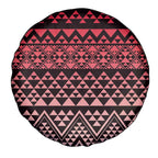 Maori Niho Taniwha Te Wheiao Spare Tire Cover Terracotta - Aussie Hoodie
