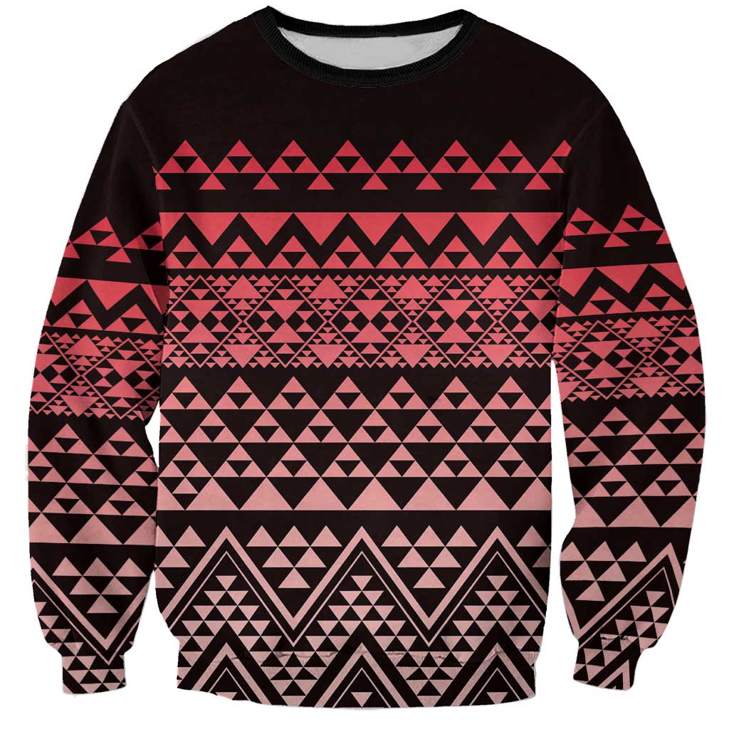 Maori Niho Taniwha Te Wheiao Sweatshirt Terracotta - Aussie Hoodie