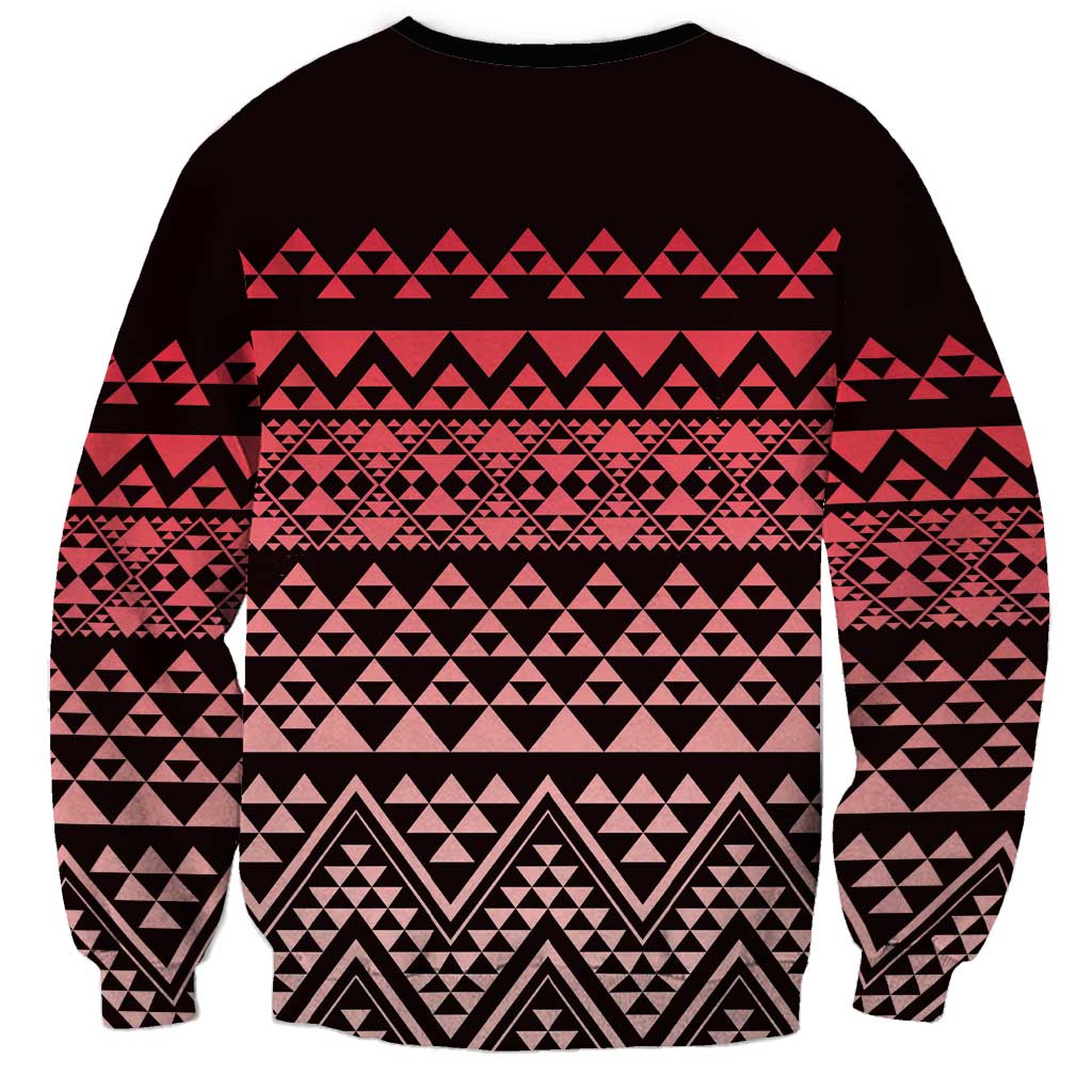 Maori Niho Taniwha Te Wheiao Sweatshirt Terracotta - Aussie Hoodie
