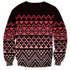 Maori Niho Taniwha Te Wheiao Sweatshirt Terracotta - Aussie Hoodie
