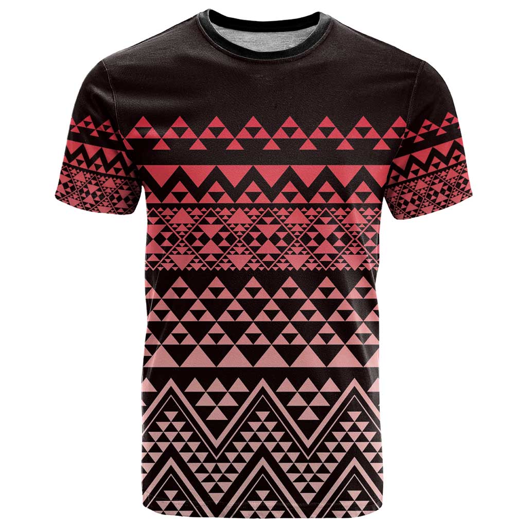 Maori Niho Taniwha Te Wheiao T Shirt Terracotta - Aussie Hoodie