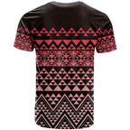 Maori Niho Taniwha Te Wheiao T Shirt Terracotta - Aussie Hoodie