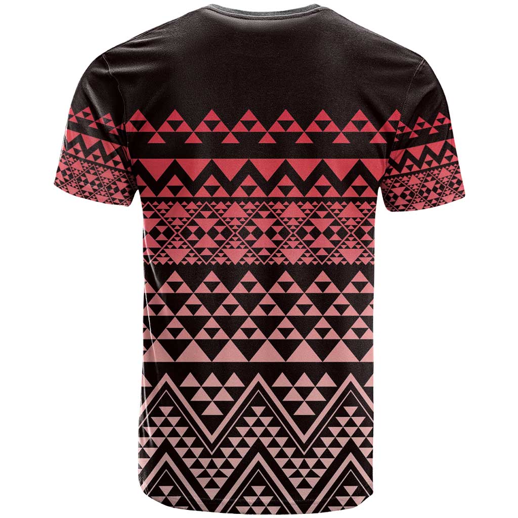 Maori Niho Taniwha Te Wheiao T Shirt Terracotta - Aussie Hoodie