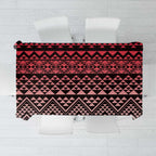 Maori Niho Taniwha Te Wheiao Tablecloth Terracotta - Aussie Hoodie