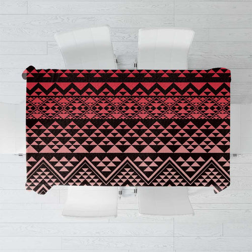 Maori Niho Taniwha Te Wheiao Tablecloth Terracotta - Aussie Hoodie