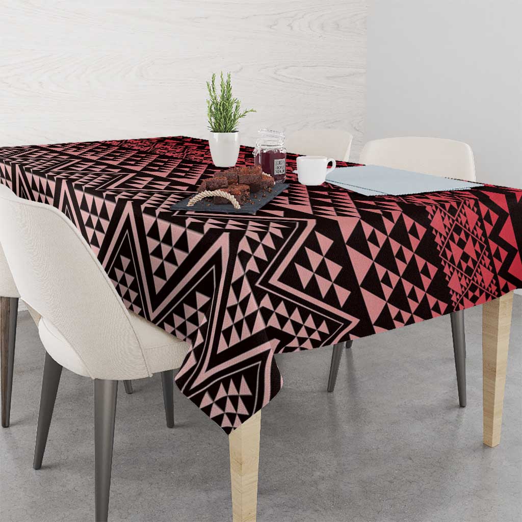 Maori Niho Taniwha Te Wheiao Tablecloth Terracotta - Aussie Hoodie