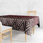 Maori Niho Taniwha Te Wheiao Tablecloth Terracotta - Aussie Hoodie