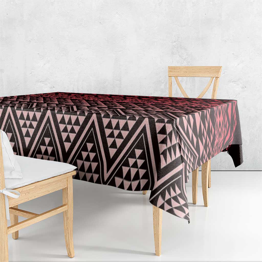 Maori Niho Taniwha Te Wheiao Tablecloth Terracotta - Aussie Hoodie