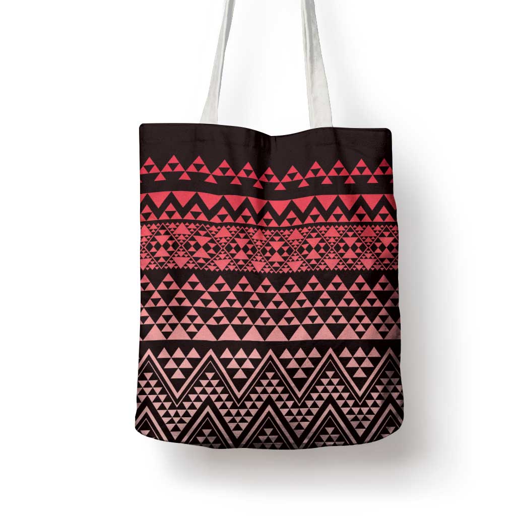 Maori Niho Taniwha Te Wheiao Tote Bag Terracotta - Aussie Hoodie