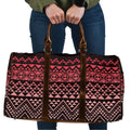 Maori Niho Taniwha Te Wheiao Travel Bag Terracotta - Aussie Hoodie
