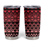 Maori Niho Taniwha Te Wheiao Tumbler Cup Terracotta - Aussie Hoodie