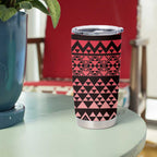 Maori Niho Taniwha Te Wheiao Tumbler Cup Terracotta - Aussie Hoodie