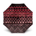 Maori Niho Taniwha Te Wheiao Umbrella Terracotta - Aussie Hoodie