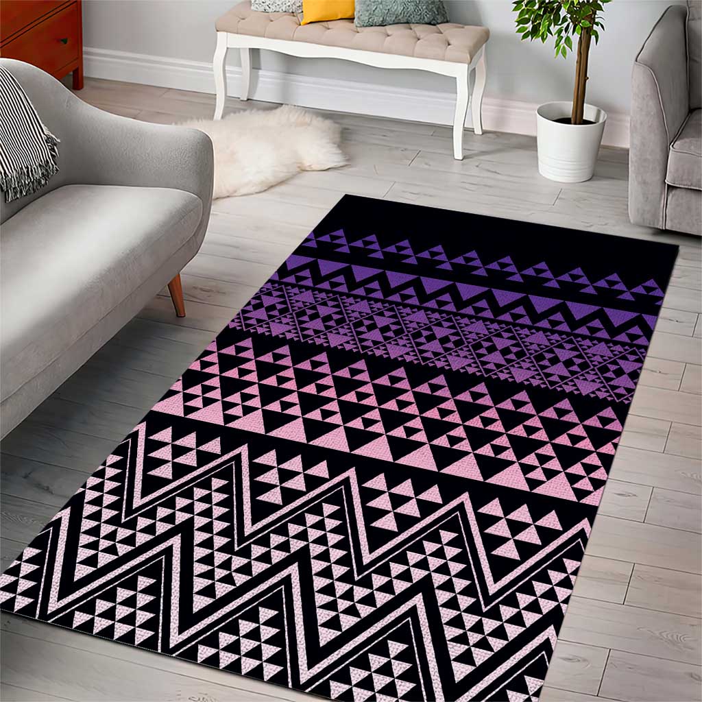Maori Niho Taniwha Te Wheiao Area Rug Waiporoporo - Aussie Hoodie