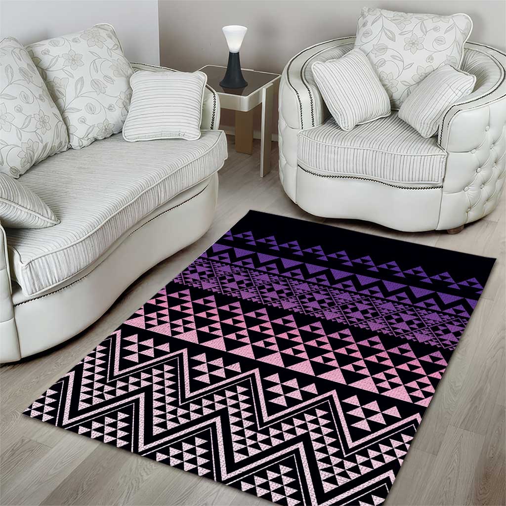 Maori Niho Taniwha Te Wheiao Area Rug Waiporoporo - Aussie Hoodie