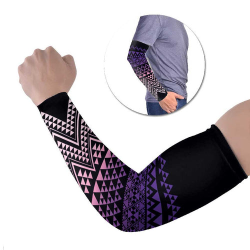 Maori Niho Taniwha Te Wheiao Arm Sleeves Waiporoporo - Aussie Hoodie