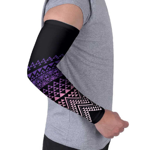 Maori Niho Taniwha Te Wheiao Arm Sleeves Waiporoporo - Aussie Hoodie