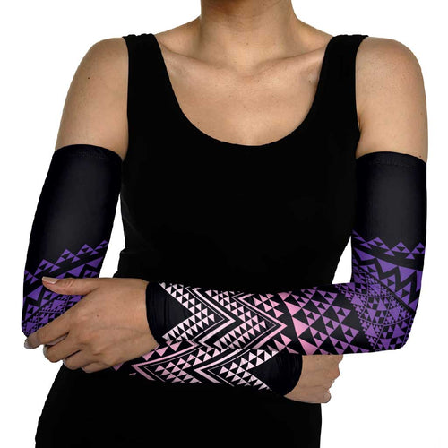 Maori Niho Taniwha Te Wheiao Arm Sleeves Waiporoporo - Aussie Hoodie