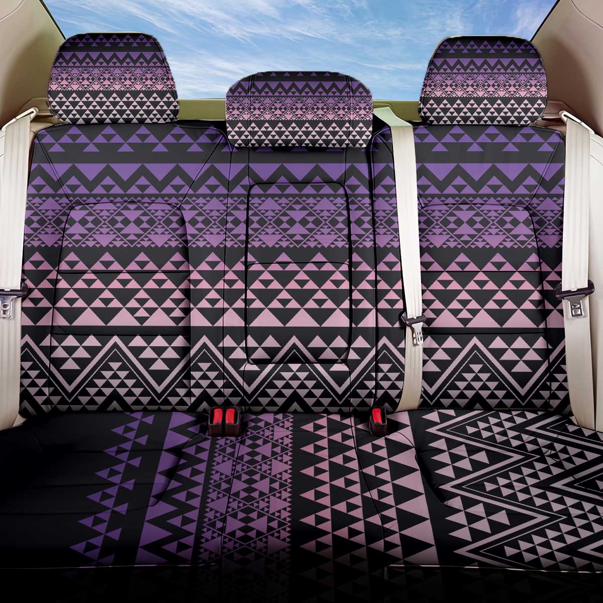 Maori Niho Taniwha Te Wheiao Back Car Seat Cover Waiporoporo - Aussie Hoodie